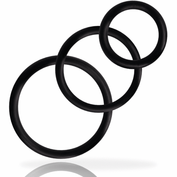 Addicted penisring sæt med 3 ringe