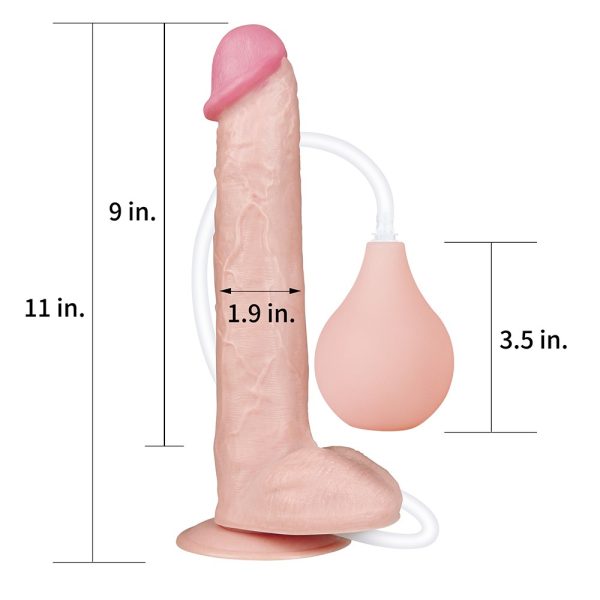 LOVETOY SQUIRTING EXTREME DILDO 28CM