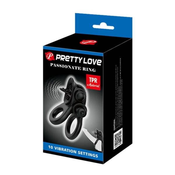 PRETTY LOVE PASSIONATE RING VIBRATING COCKRING