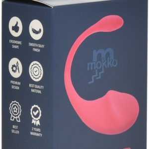 VIBRATOR SMART EGG EVA BLUETOOTH PINK 22 CM MOKKO TOYS