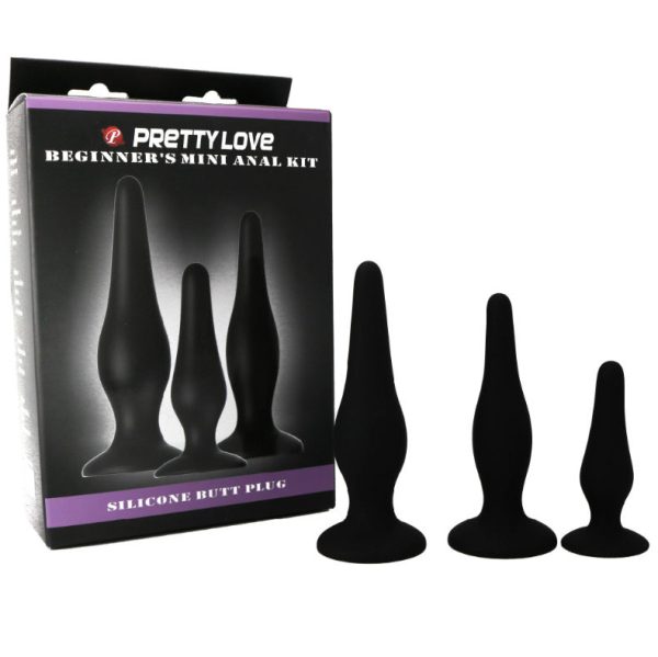 PRETTY LOVE - ANAL PLUGS SILIKONE SÆT