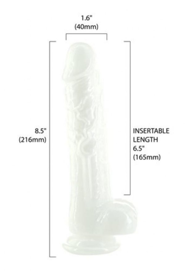ADDICTION - PEARL DILDO MED SUGEKOP 20CM