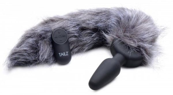 TAILZ VIBRATING ANAL PLUG MED RÆVE HALE