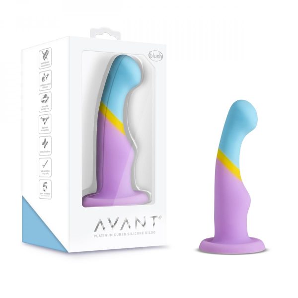 AVANT SILIKONE DILDO MED SUGEKOP - HEART OF GOLD