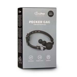 EASYTOYS TRIPLE SILIKONE BALL GAG