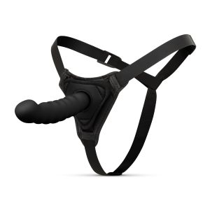 EASYTOYS SILIKONE STRAP ON MED RILLER