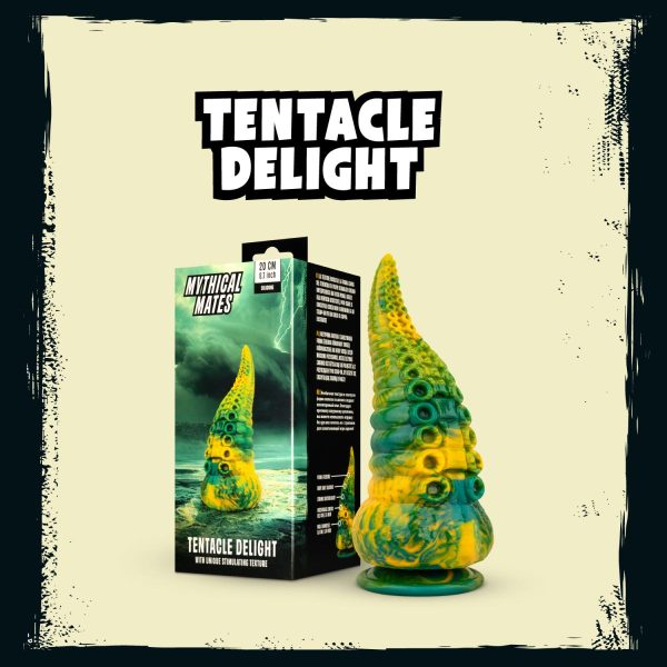 MYTHICAL MATES - TENACLE DELIGHT DILDO 22CM MED SUGEKOP