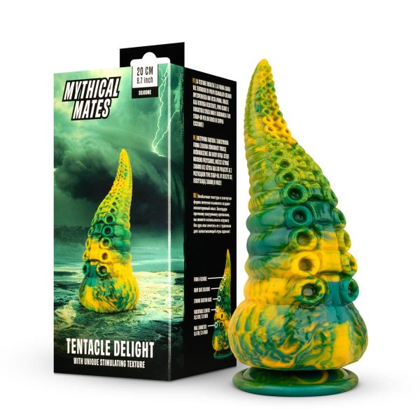 MYTHICAL MATES - TENACLE DELIGHT DILDO 22CM MED SUGEKOP