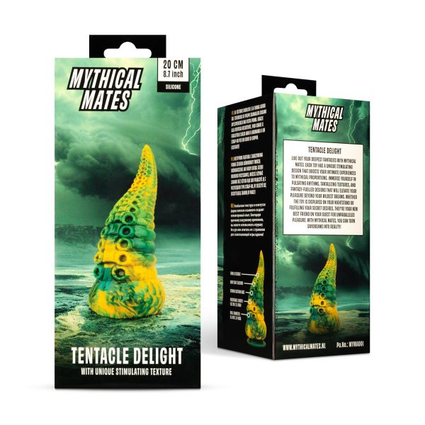 MYTHICAL MATES - TENACLE DELIGHT DILDO 22CM MED SUGEKOP