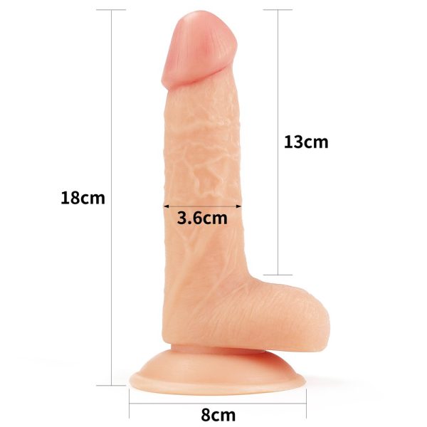 LOVETOY DILDO 18CM THE ULTRA SOFT DUDE