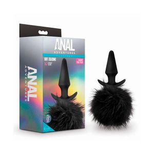 ANAL ADVENTURES - SORT BUNNYTAIL BUTT PLUG