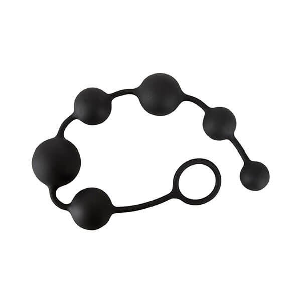 Sexlegetøj - BLACK VELVETS - LANG SILIKONE ANAL KÆDE - Nautii.dk BLACK VELVETS - LANG SILIKONE ANAL KÆDE