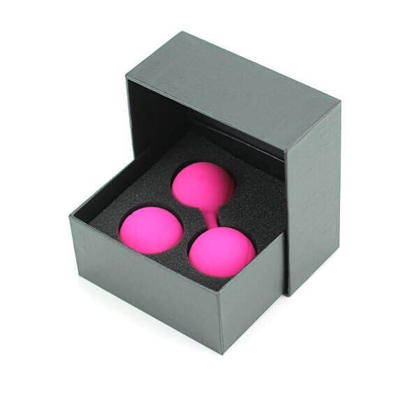 Sexlegetøj - DELIGHT - BÆKKENBUNDSKUGLESÆT 2 STK PINK - Nautii.dk DELIGHT - BÆKKENBUNDSKUGLESÆT 2 STK PINK