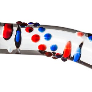 GILDO - GLAS G-PUNKT DILDO MED STIMULANS KNOPPER