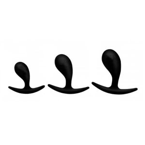 MASTER SERIES - DARK FROPLETS CURVED ANAL TRAINER SÆT