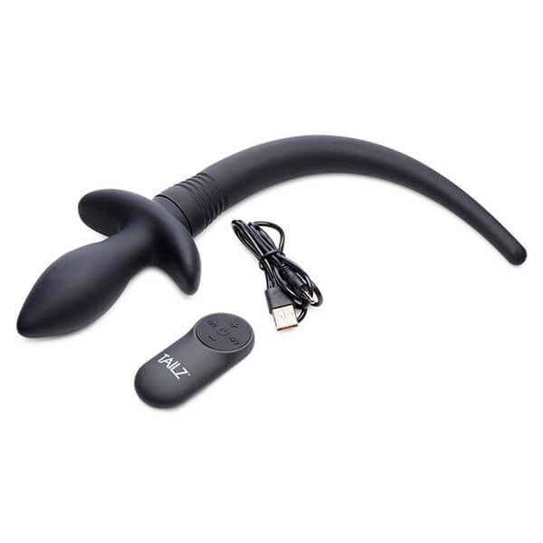 Sexlegetøj - TAILZ - WAGGING AND VIBRATING PUPPY TAIL ANAL PLUG - Nautii.dk TAILZ - WAGGING AND VIBRATING PUPPY TAIL ANAL PLUG