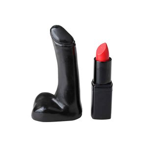 ALL BLACK - LILLE REALISTISK DILDO 8,5CM