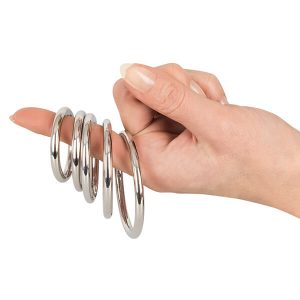 BAD KITTY - METAL PENISRING SÆT 5 STK