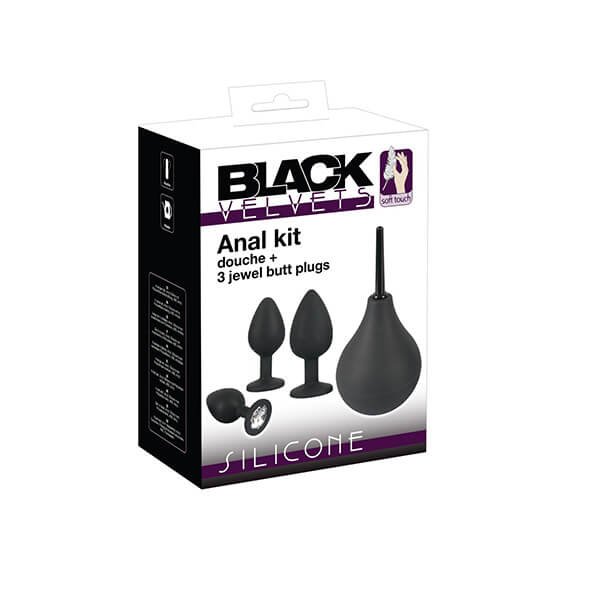 Sexlegetøj - BLACK VELVETS - KOMPLET ANAL TRAINING KIT - Nautii.dk BLACK VELVETS - KOMPLET ANAL TRAINING KIT