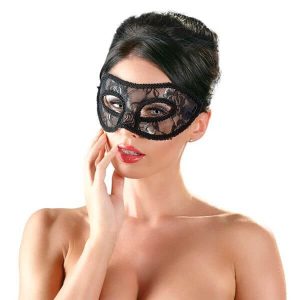COTTELLI - LACE MASKE SORT