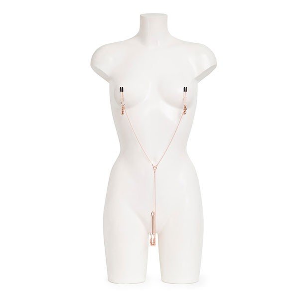 Sexlegetøj - FIFTY SHADES OF GREY - ALL SENSATION BRYST & KLITORIS KLEMMER - Nautii.dk FIFTY SHADES OF GREY - ALL SENSATION BRYST & KLITORIS KLEMMER