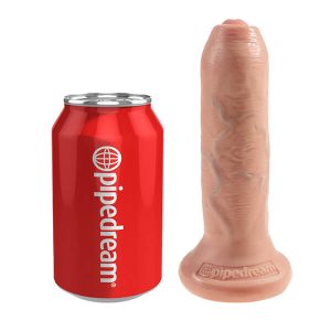 KING COCK - UNCUT REALISTISK DILDO 15CM