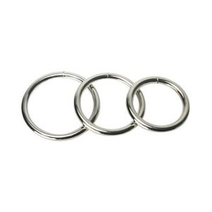 MASTER SERIES - TRINE STÅL PENISRINGE 3 STK