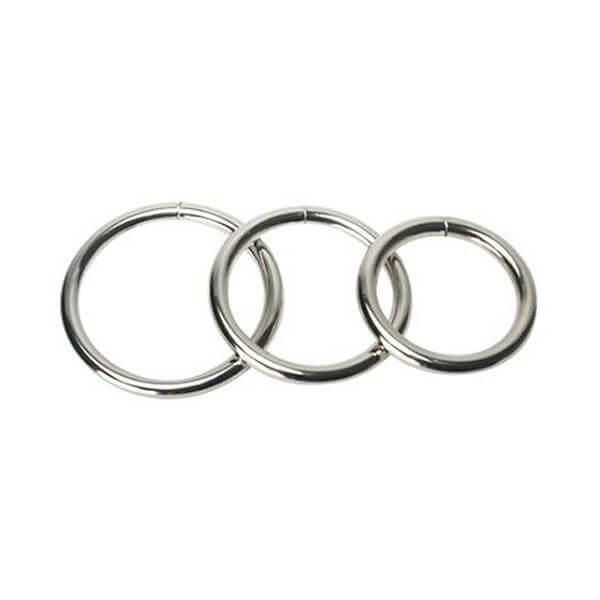 Sexlegetøj - MASTER SERIES - TRINE STÅL PENISRINGE 3 STK - Nautii.dk MASTER SERIES - TRINE STÅL PENISRINGE 3 STK