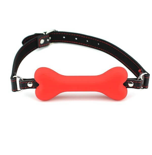 Sexlegetøj - PLAYHARD - BONE GAG RØD - Nautii.dk PLAYHARD - BONE GAG RØD