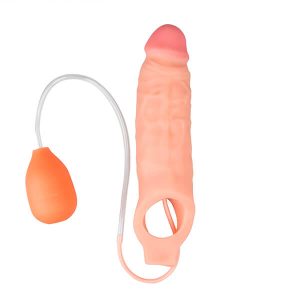 SIZE MATTERS - REALISTISK SPRØJTE PENIS SLEEVE