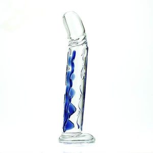 YUECHAO - GLAS DILDO PENISFORM 17,5CM